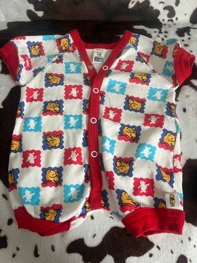 Vintage 1980s-1990s Pooh Romper (NB)